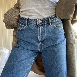 Straight leg jeans